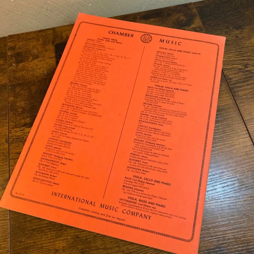 Handel Sonata in C Major Viola and Piano Sheet Music IMC No. 635 Jensen Vieland